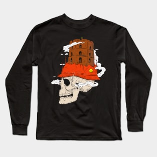 Skull Vilnius Lithuania Long Sleeve T-Shirt